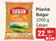 SABAN PİLAVLIK BULGUR 1000 G